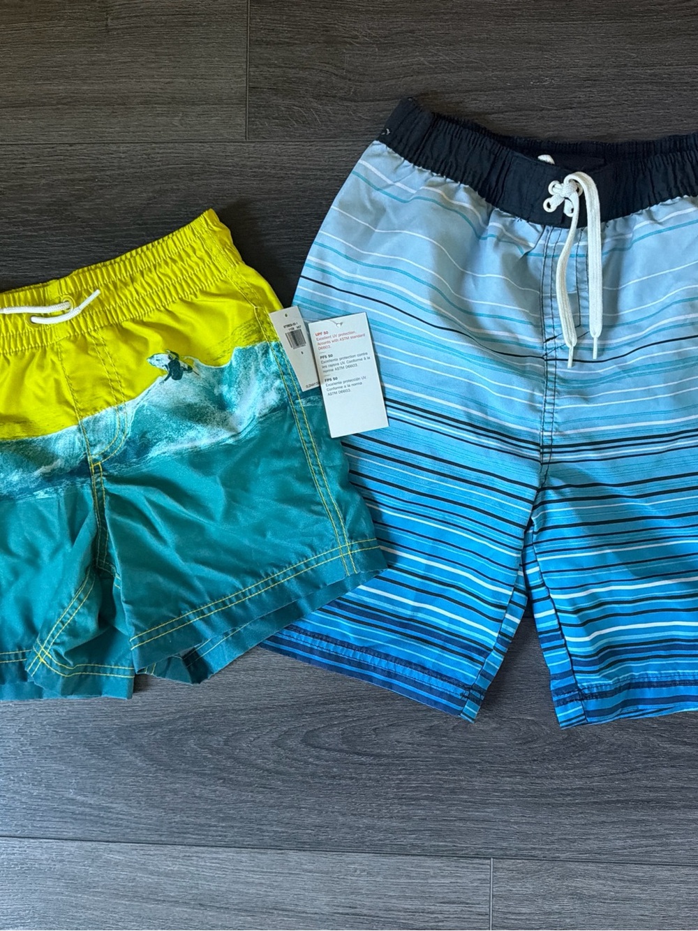 MWT Boys Swim Trunks Set Bundle Old Navy BigChill Sz 6-7